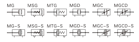 MG系列不锈钢迷你型标准气缸