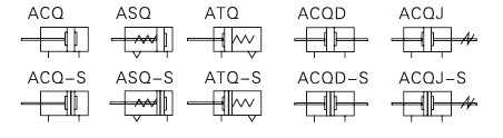 ACQ系列薄型气缸